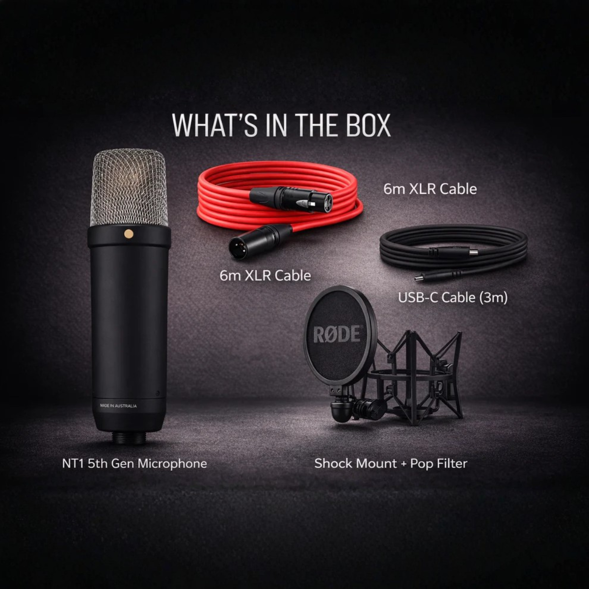 RØDE NT1 5th Gen – Studio Mic (XLR & USB)