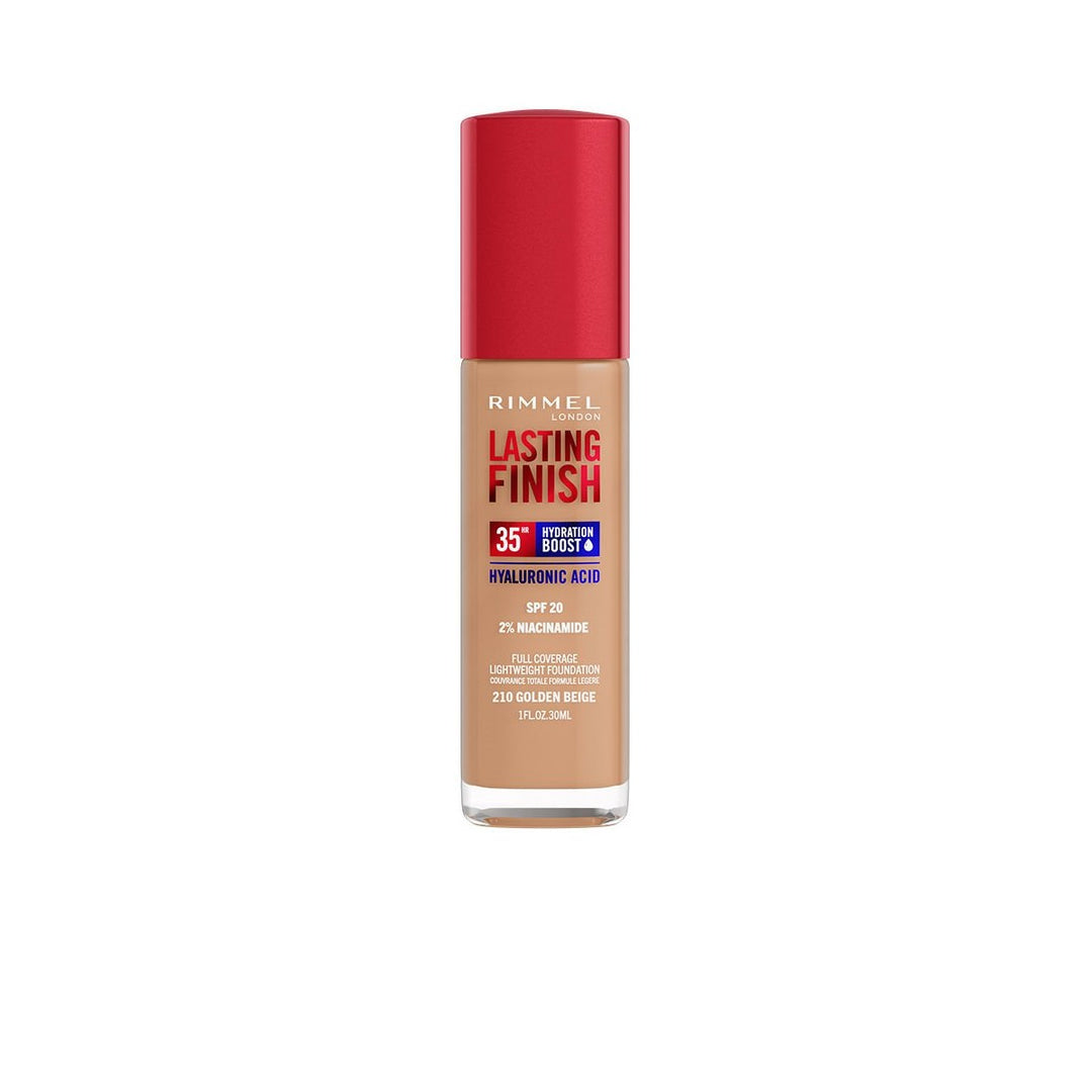 Rimmel Lasting Finish 35HR Hydrating Boost Foundation 210 Golden Beige