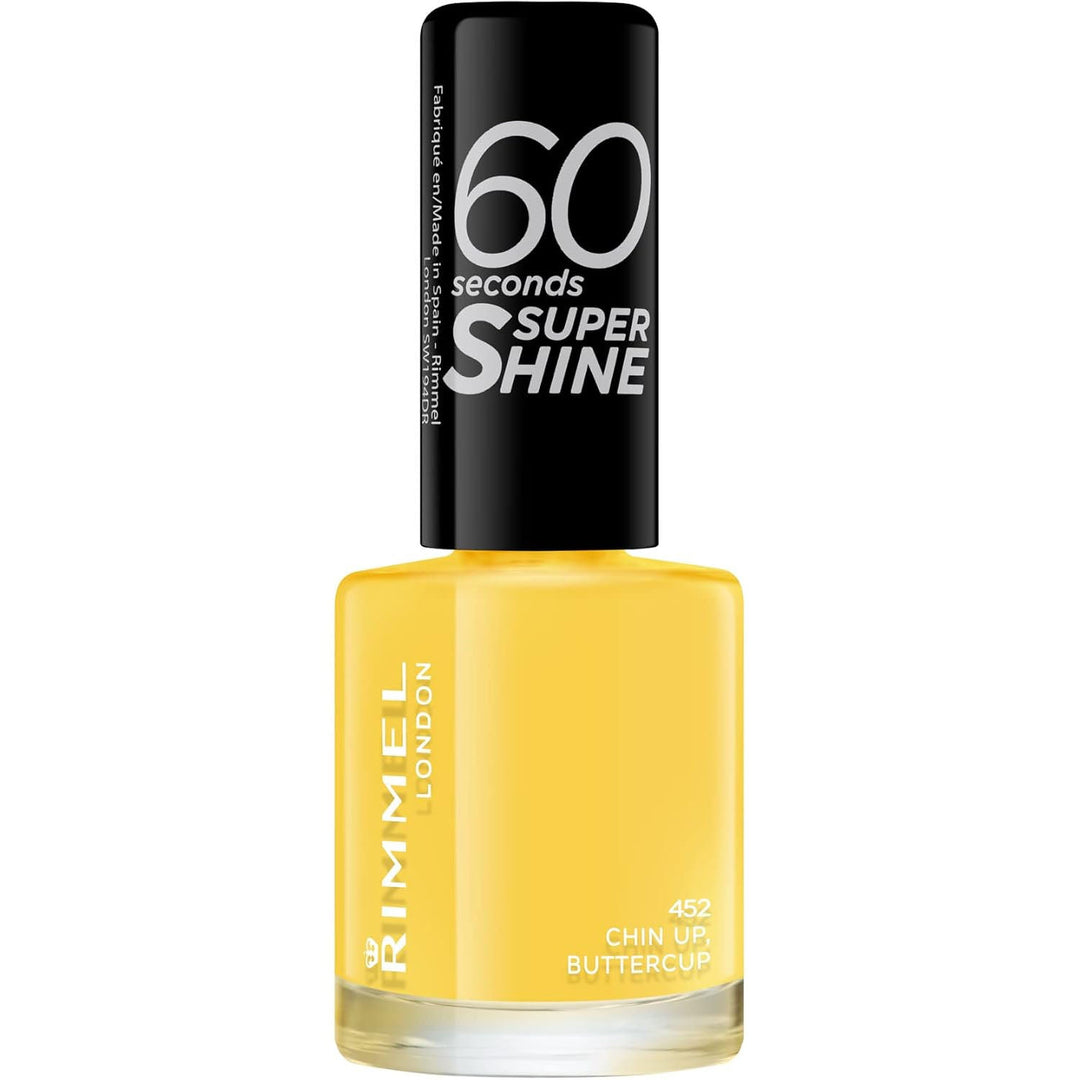Rimmel 60 Seconds Super Shine Nail Polish 452 Chin Up Buttercup