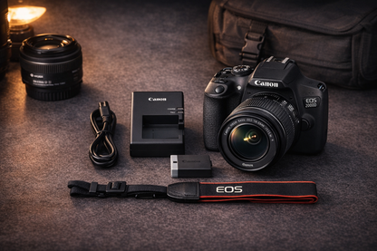 Canon EOS 2000D – 24MP DSLR with 18-55mm Lens