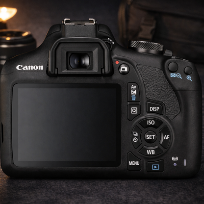 Canon EOS 2000D – 24MP DSLR with 18-55mm Lens