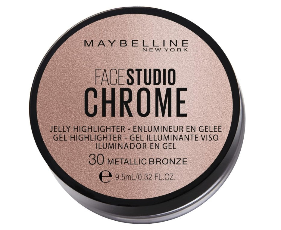 Maybelline Face Studio Chrome Jelly Highlighter 30 Metallic Bronze
