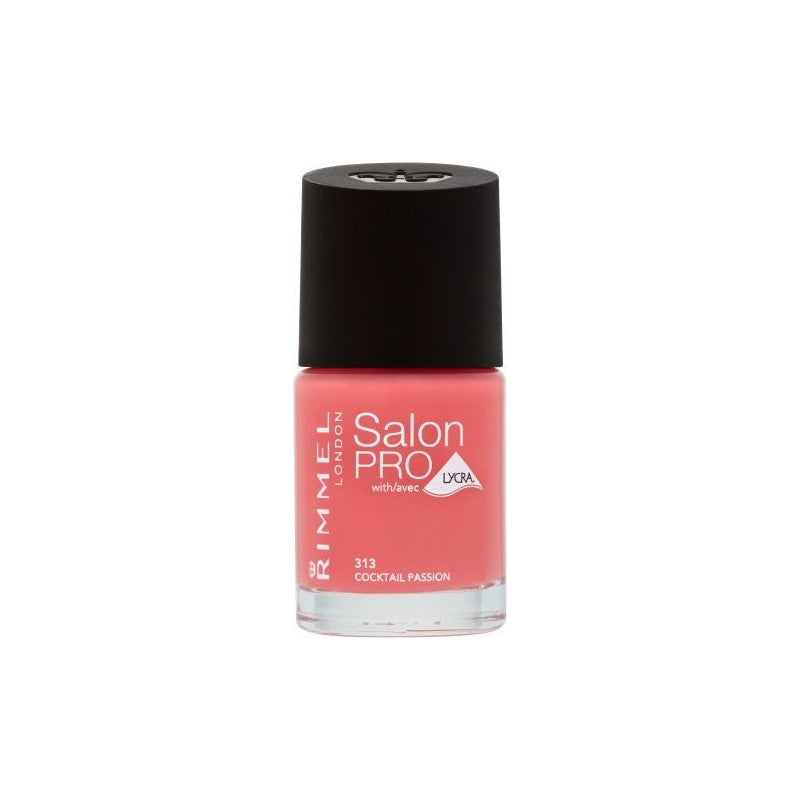 Rimmel London Salon Pro Lycra Nail Polish 313 Cocktail Passion