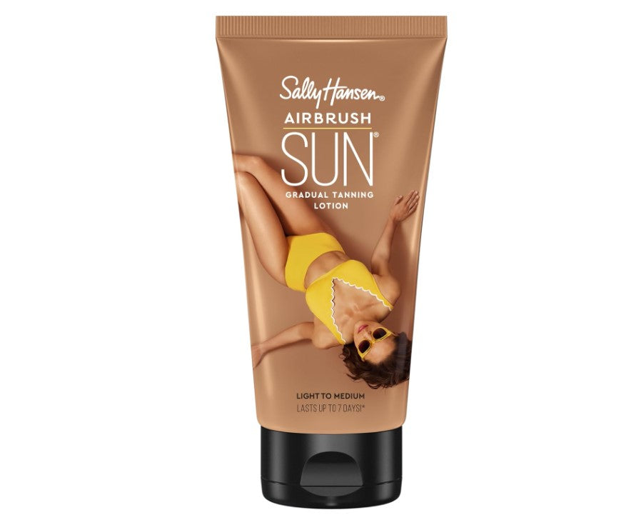 Sally Hansen Airbrush Sun Gradual Tanning Lotion Light To Medium