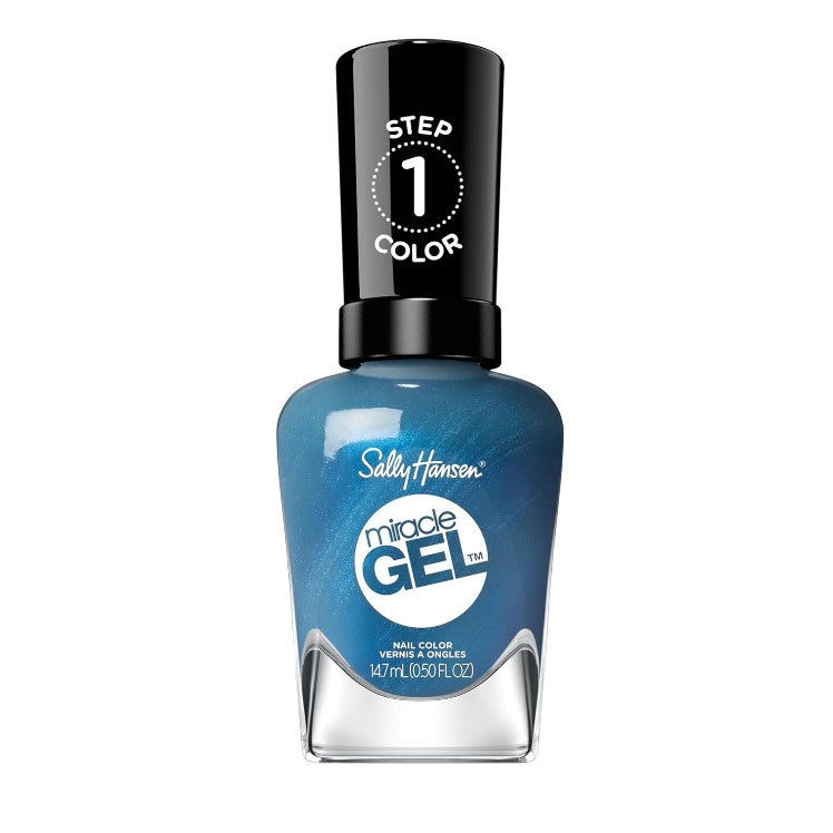 Sally Hansen Miracle Gel Pearl Nail Polish 644 Distressed Denim