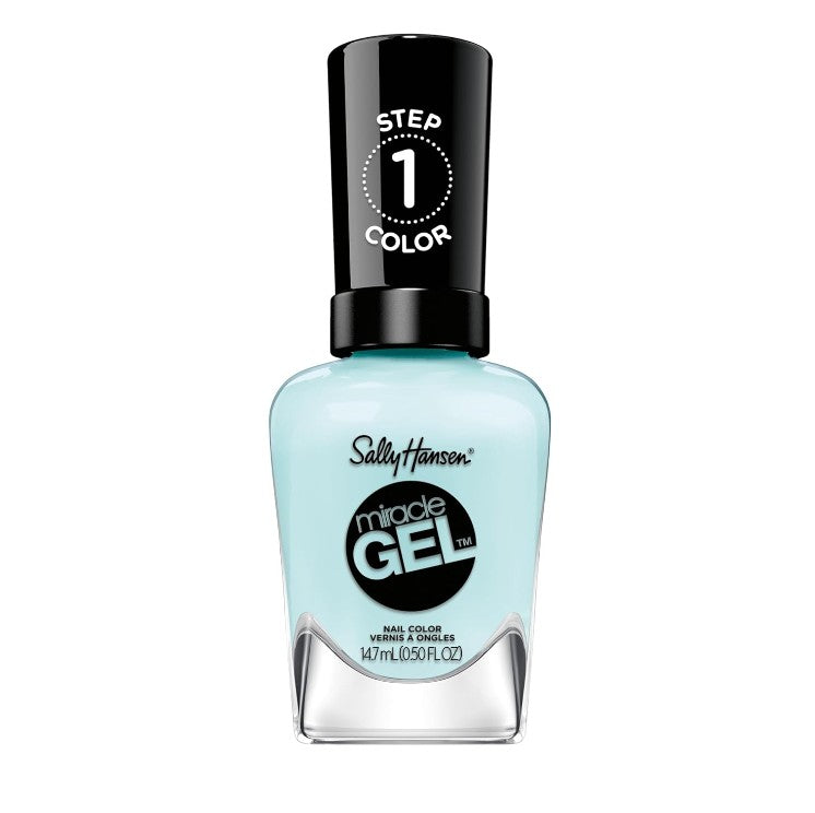 Sally Hansen Miracle Gel Pearl Nail Polish 668 Grand Cyan