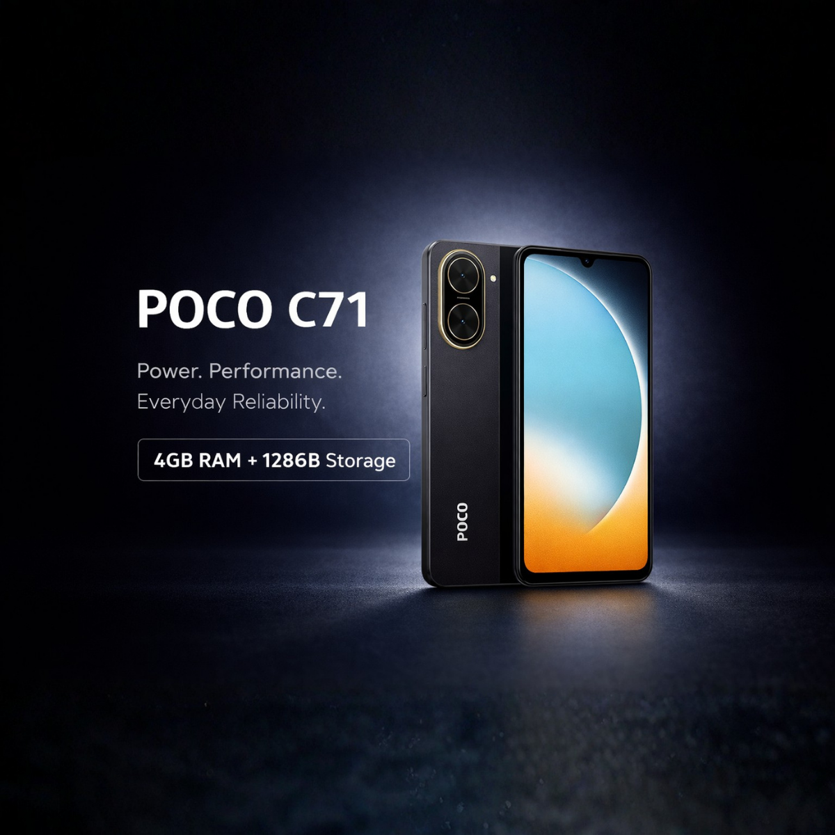 POCO C71 – Big 120Hz Display & Smooth Everyday Performance