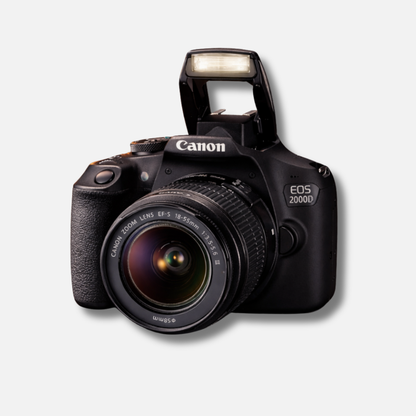 Canon EOS 2000D – 24MP DSLR with 18-55mm Lens